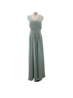 AW BRIDAL 8 M sage green Gwyneth wedding bridesmaid maxi dress new 0b9